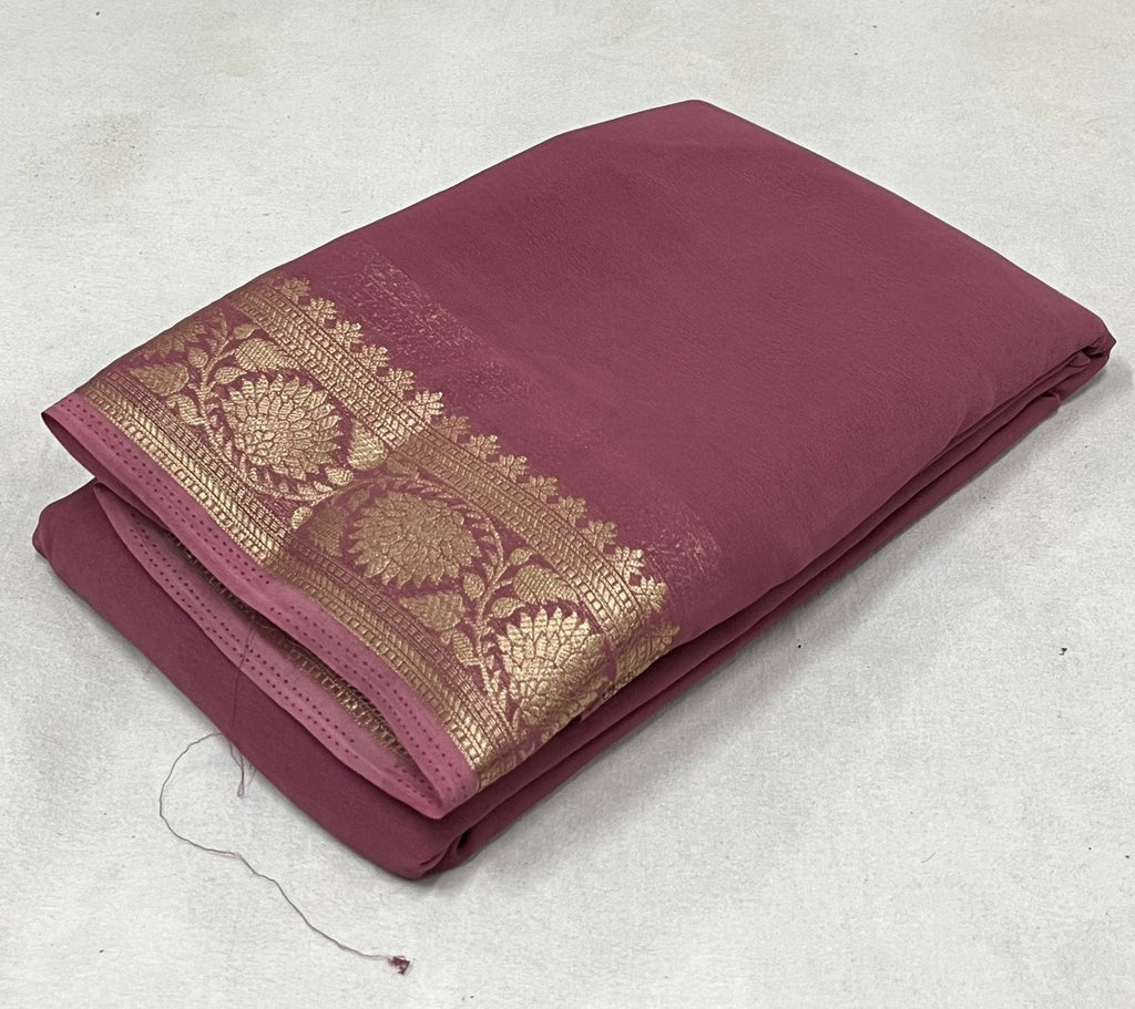 Semi Mysore Silk Sari