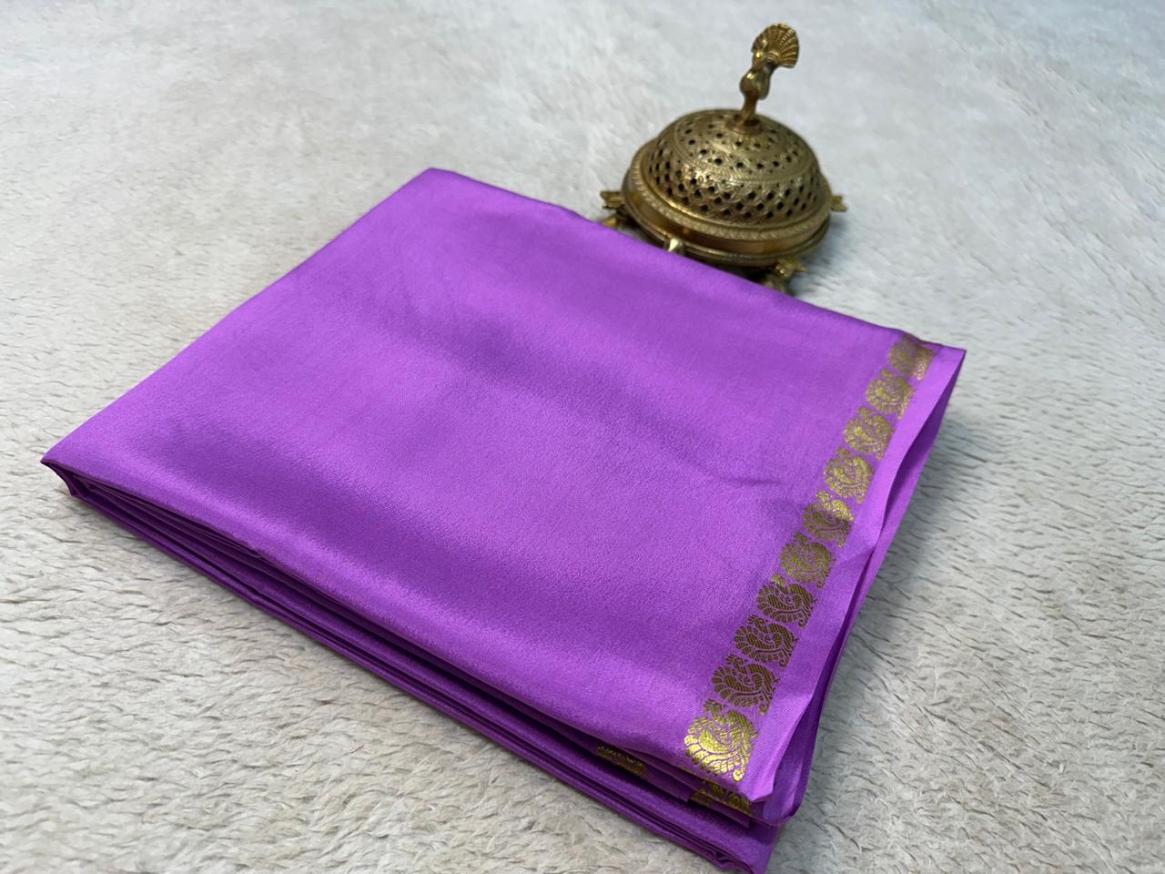 Semi Mysore Silk Sari