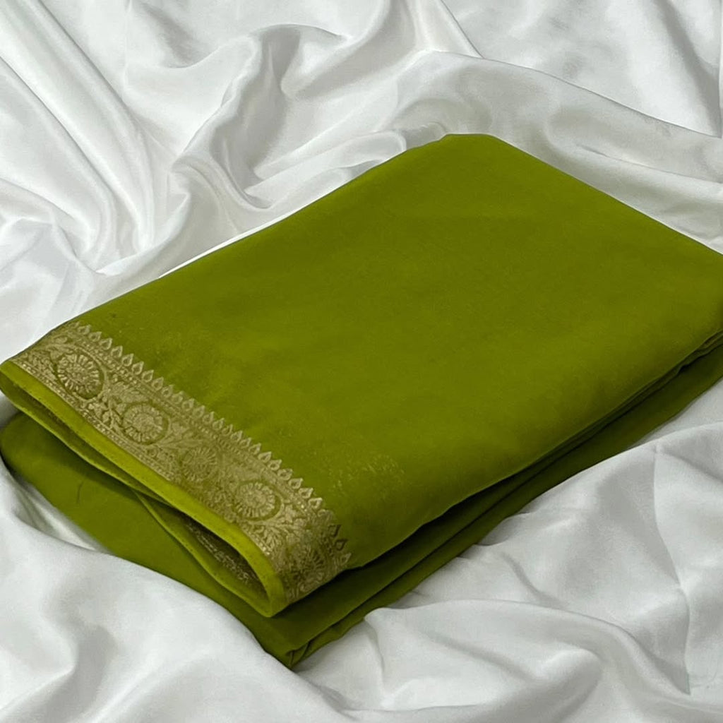 Semi Mysore Silk Sari